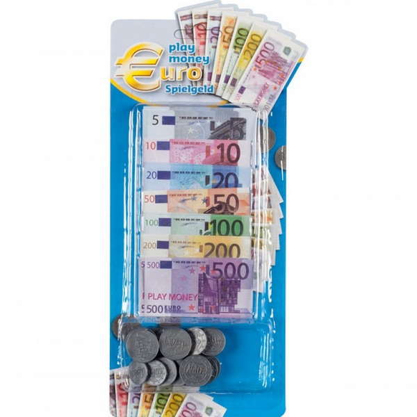 Euro Leikkirahat, 73 seteliä ja 31 kolikkoa, 104 osaa